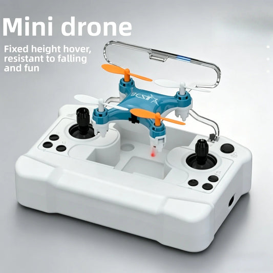 New Mini Pocket Drone for Kids, RC Quadcopter with Altitude Hold Small Portable Aircraft Educational Toy Gift