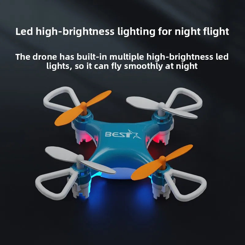 New Mini Pocket Drone for Kids, RC Quadcopter with Altitude Hold Small Portable Aircraft Educational Toy Gift