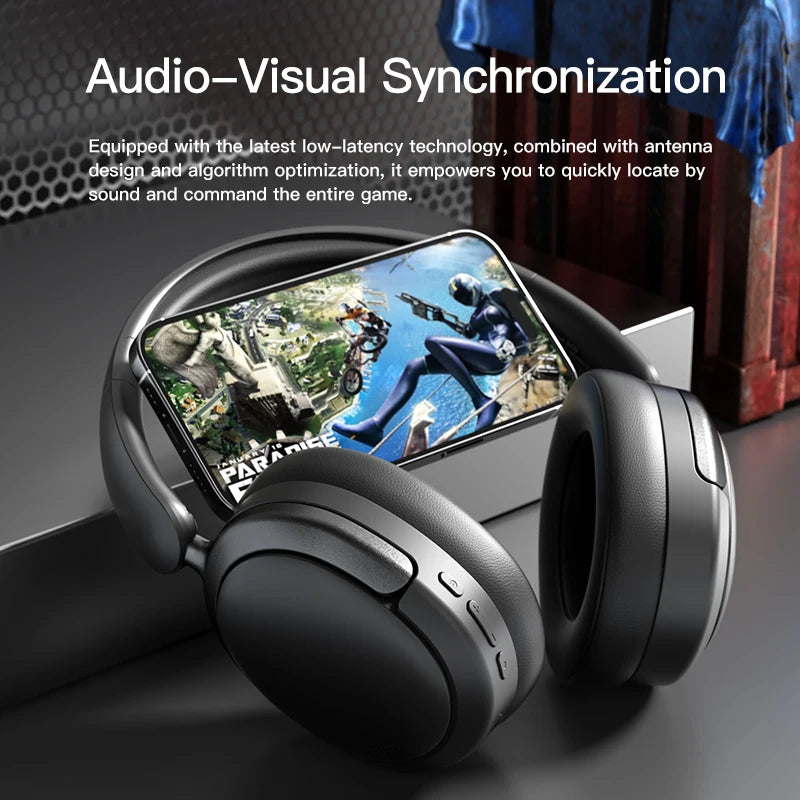 EOENKK SY-T8 Over-ear Wireless Headphone Bluetooth 5.4 Long Battery Lify HiFi Stereo Sound Gaming Headset With Low Latency