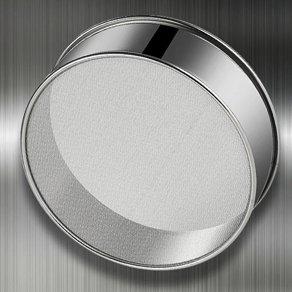 Round Flour Sieve Stainless Steel 15/20/25/30cm Mesh Flour Sifter Ultra-fine 60 Mesh Silver Handhold Strainer Sifters