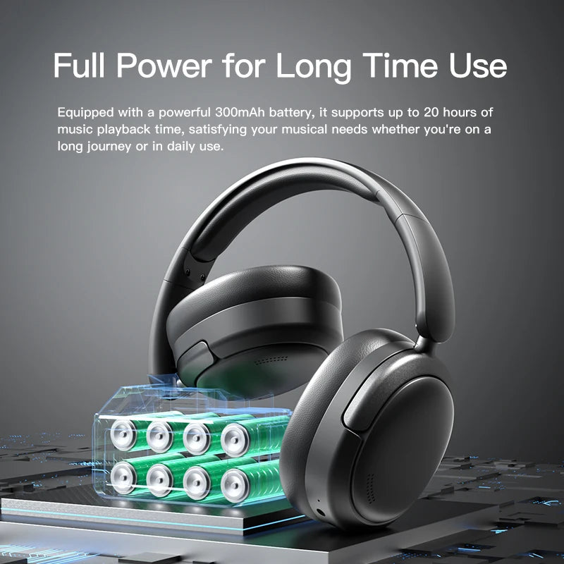 EOENKK SY-T8 Over-ear Wireless Headphone Bluetooth 5.4 Long Battery Lify HiFi Stereo Sound Gaming Headset With Low Latency