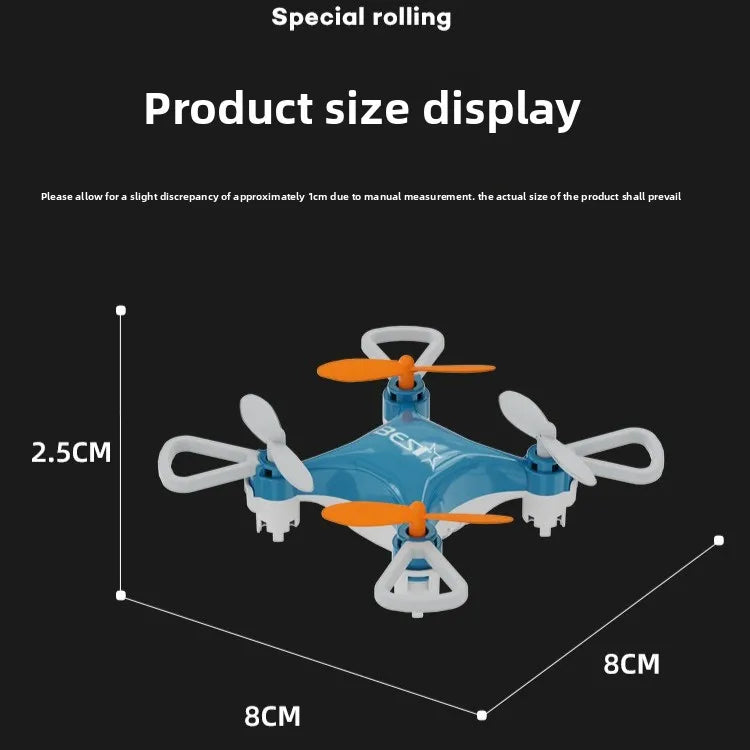 New Mini Pocket Drone for Kids, RC Quadcopter with Altitude Hold Small Portable Aircraft Educational Toy Gift