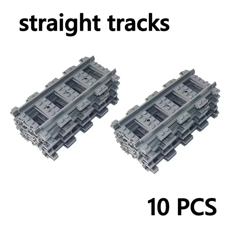 MOC rail transit luxury high-speed train model puzzle toy building blocks birthday gift