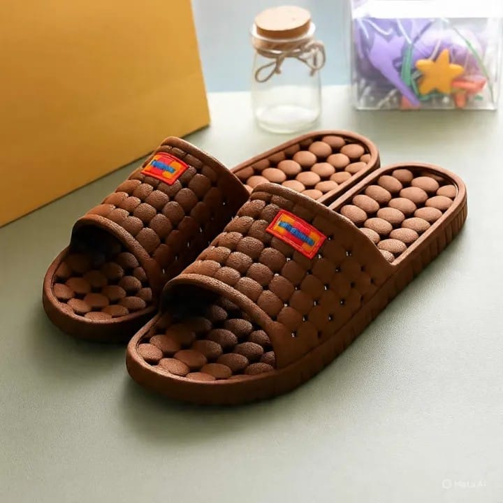 Auralix Soft EVA Shower Slippers | Waterproof Anti-Slip Bathroom Chappal