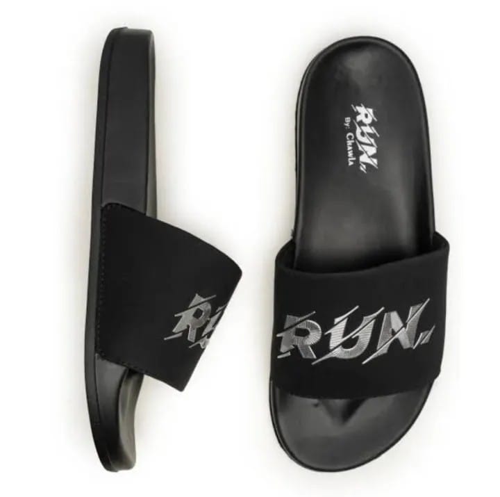 Run Men’s Premium Comfort Slides | Stylish Everyday Chappal for Men