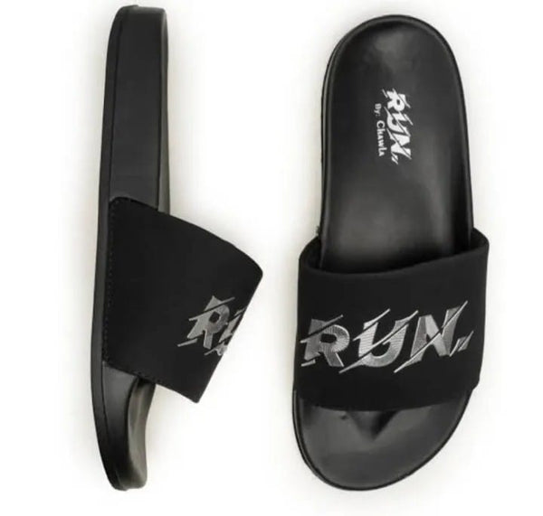 Run Men’s Premium Comfort Slides | Stylish Everyday Chappal for Men