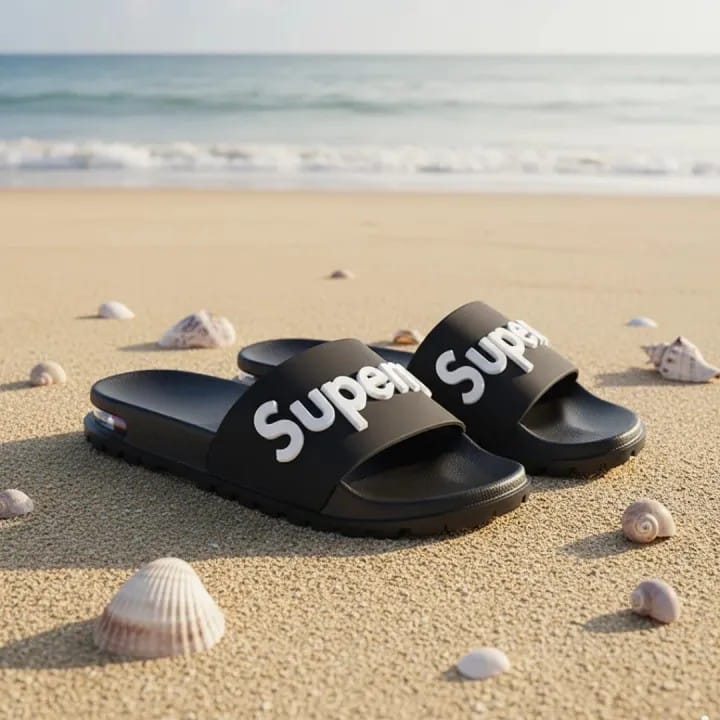 Supreme Men’s Air Cushion Slides | Ultra-Soft Anti-Slip Casual Chappal