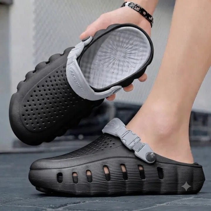 Chawla Men’s Branded Crocs Half Shoes | Premium Casual Comfort Slippers