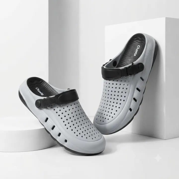 Chawla Men’s Branded Crocs Half Shoes | Premium Casual Comfort Slippers