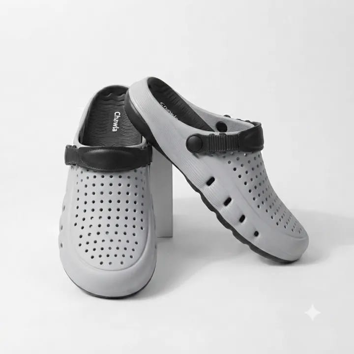 Chawla Men’s Branded Crocs Half Shoes | Premium Casual Comfort Slippers