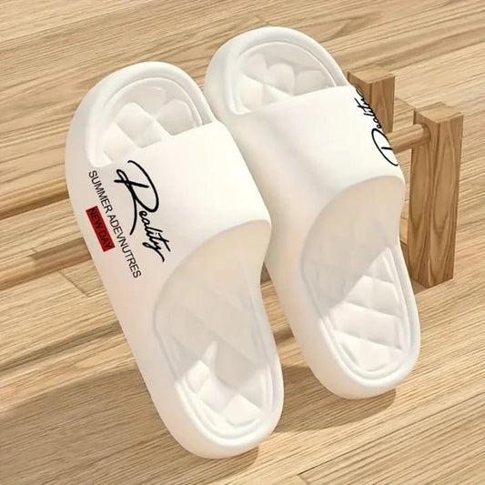 Unisex Cloud Cushion Slides | Soft Quilted Slippers for Home & Outdoor