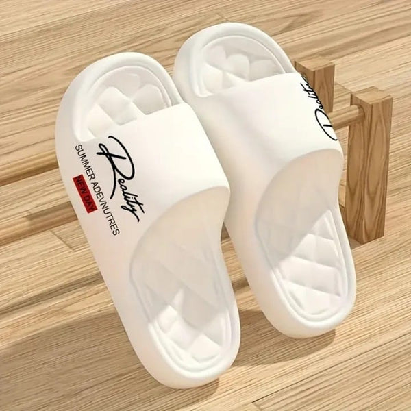 Unisex Cloud Cushion Slides | Soft Quilted Slippers for Home & Outdoor